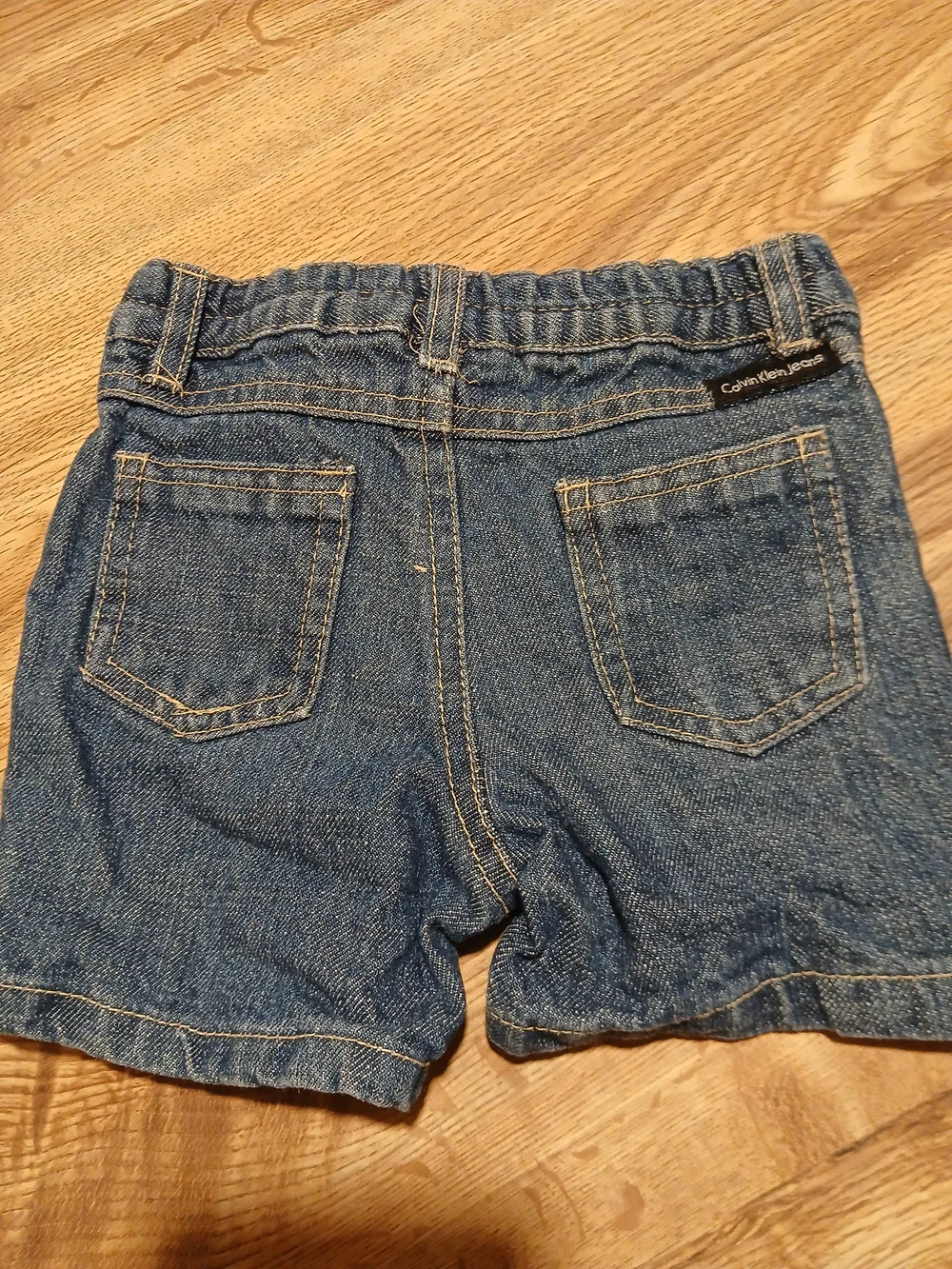 Classic Calvin Klein Blue Denim Kids Shorts